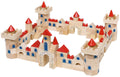 Goki houten bouwblokken kasteel, 145dlg.