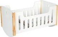 Small foot - houten poppenbed wit little button