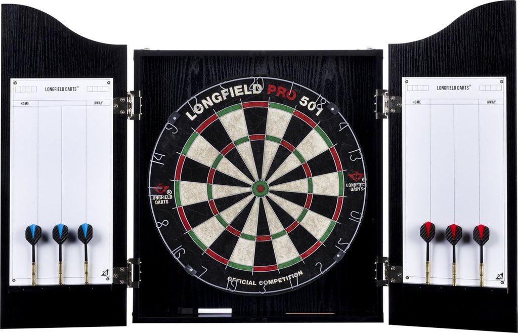 Engelhart - Engelhart Houten cabinet met sisal dartbord incl. dartset