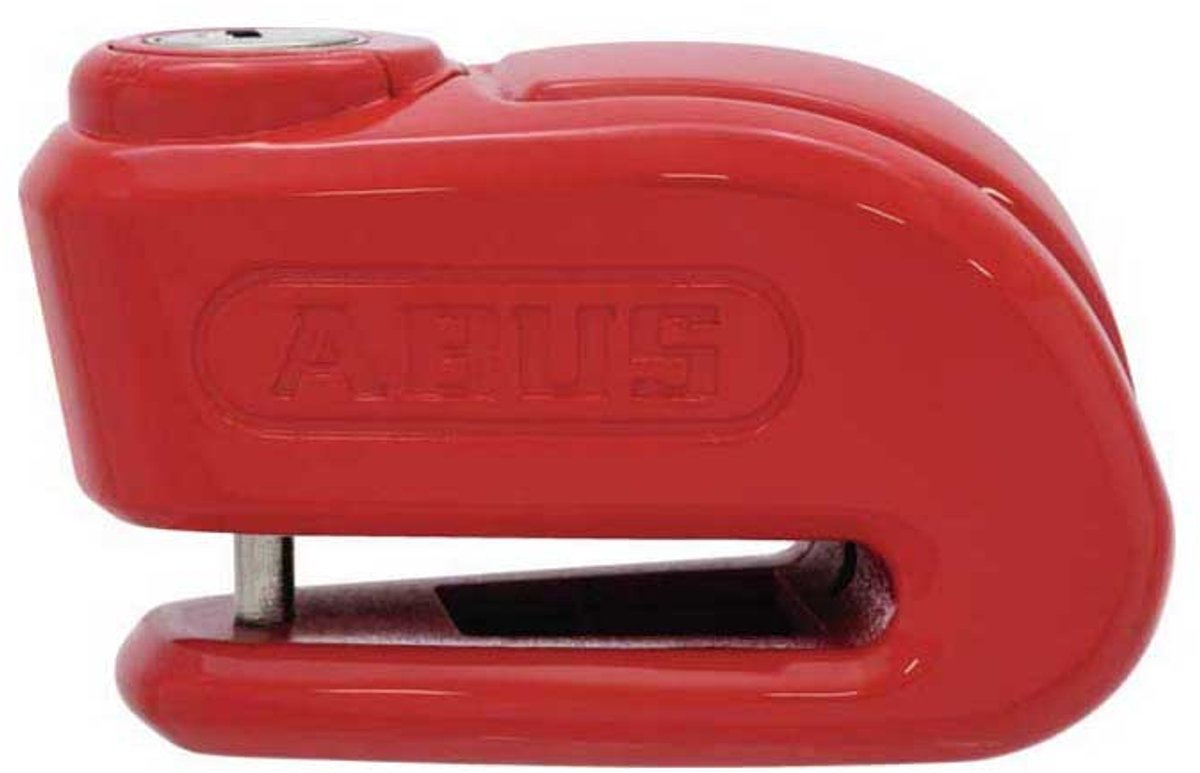 ABUS - ABUS Motorslot - scooterslot schijfremslot met alarm - 365 trigger alarm 2.0 - security level 8 - rood - geschikt voor motoren - scooters