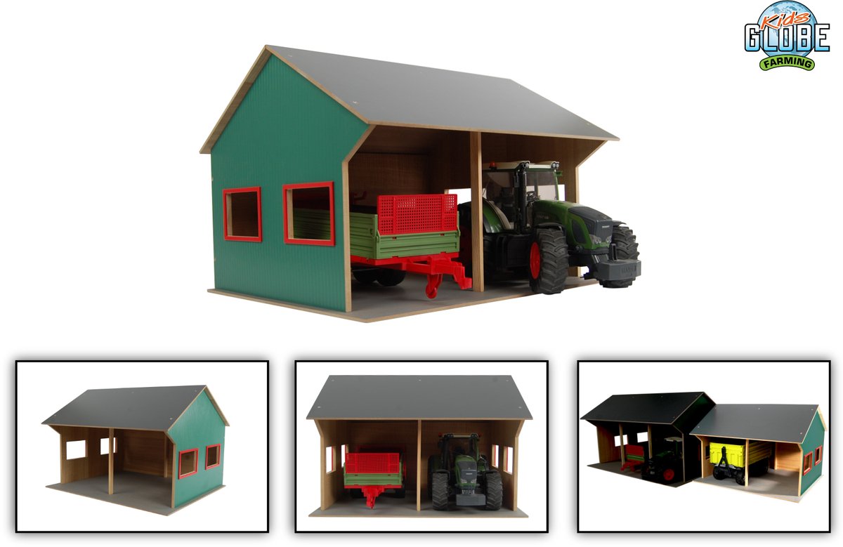 Kids GLOBE - Kids GLOBE landbouwloods voor 2 voertuigen 1:16