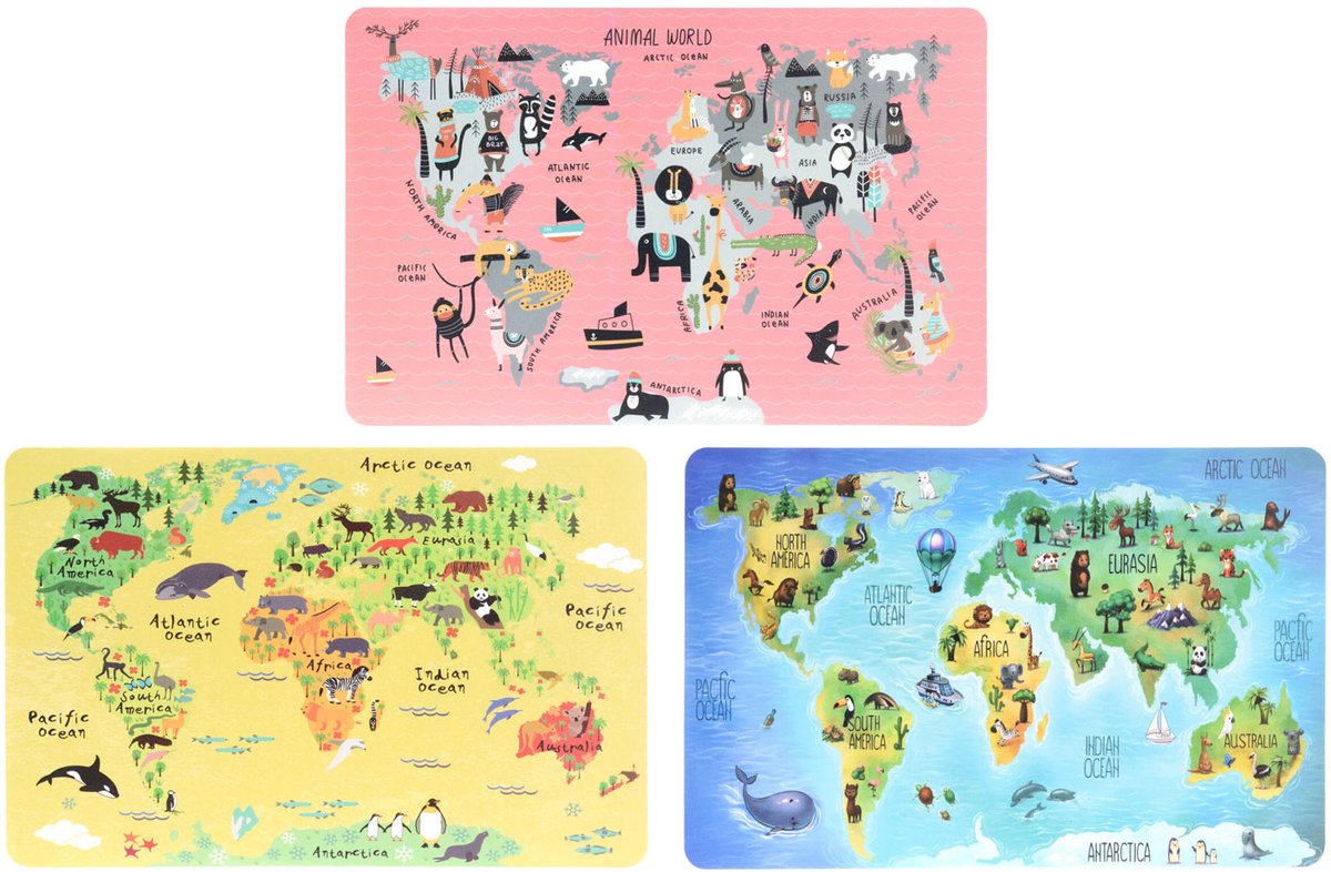 Koopman placemat thema, set van 12