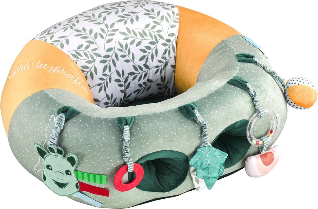 Sophie De Giraf - Sophie De Giraf baby seat & play - babystoel met activiteiten - baby speelgoed - kraamcadeau - babyshower cadeau - vanaf 3 maanden - 27 x 55 x 50 cm
