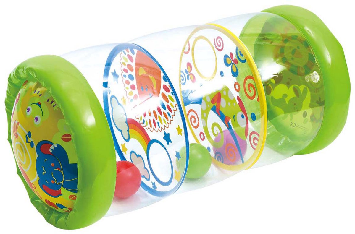 Playgo - go rollend wonderwiel met ballen opblaasbaar - 43cm