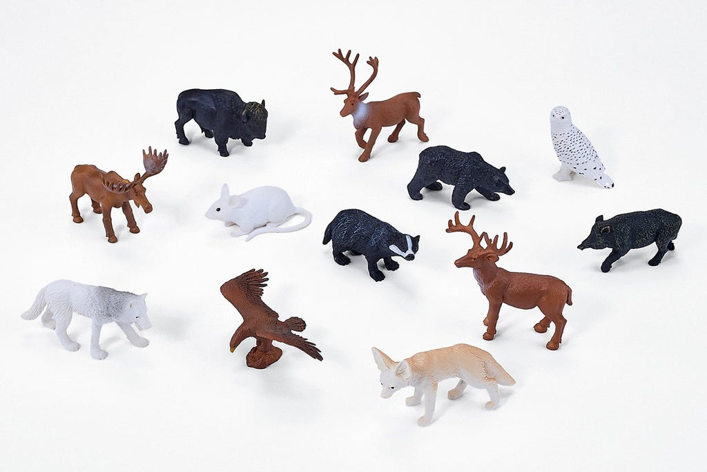MOJO - MOJO wildlife mini bosdieren speelset 12dlg. - 380054