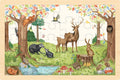 Goki houten legpuzzel in het bos, 24st.