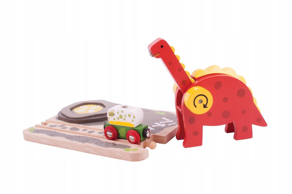 BIGJIGS - BIGJIGS Houten dino kraan
