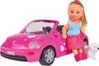 Simba - Simba - evi love - evi met beetle wagen 23cm - minipop - vanaf 3 jaar