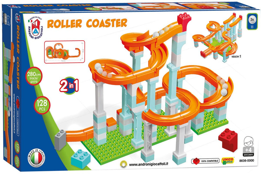 Androni - Androni Knikkerbaan roller coaster set 128dlg.