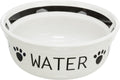 Trixie drinkbak hond water keramiek wit zwart