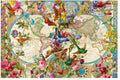 Ravensburger - puzzel flora en fauna wereldkaart - legpuzzel - 2000 stukjes