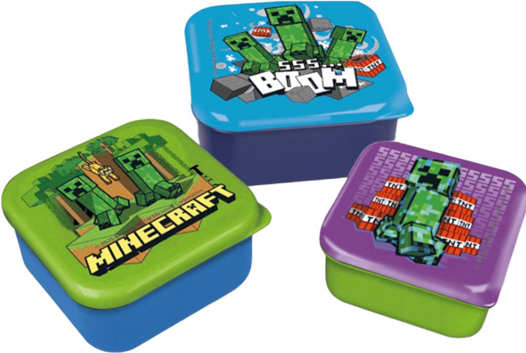Stor - Stor Minecraft snackboxen 3-in-1