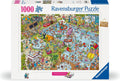 Ravensburger - ray's comic series holiday resort 3: the pool - legpuzzel - 1000 stukjes