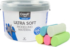 Creall - boetseerpasta | pot van 1 | 10 kg met geassorteerde kleuren