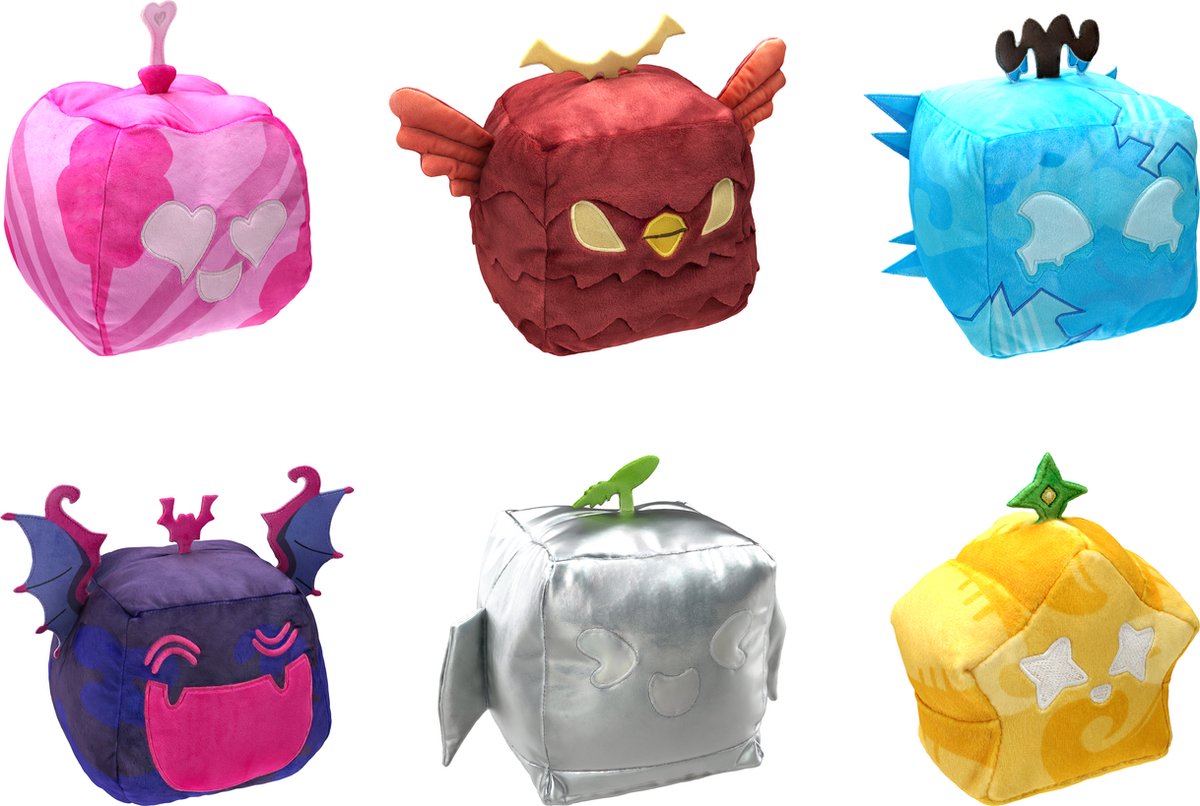 Blox fruits mystery deluxe knuffel pluche series 1