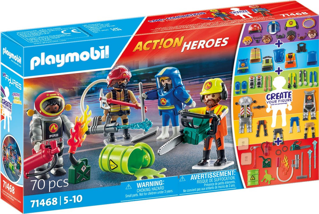 PLAYMOBIL - PLAYMOBIL action heroes my figures brandweer - 71469