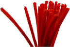 Creativ company creotime chenille draad 25 stuks 30 cm 9 mm rood