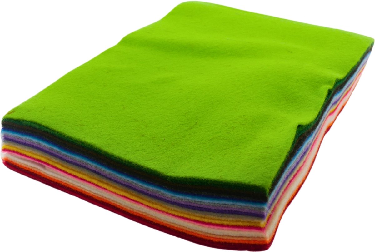 Creativ Company - Creativ Company Hobbyvilt diverse kleuren 24 vellen