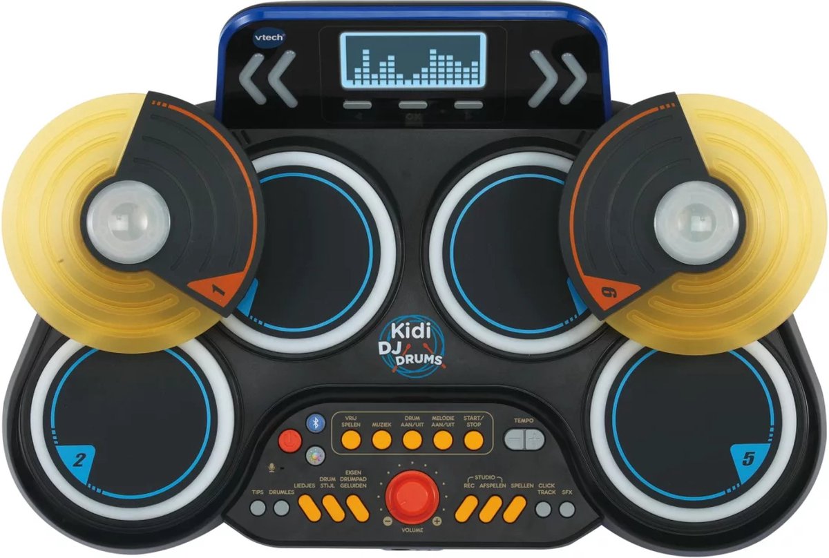 Vtech kidi dj drums - interactief speelgoed - inclusief opname bluetooth