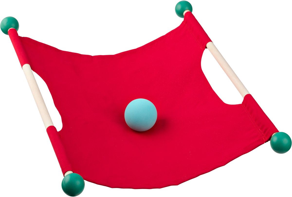 BS Toys - – fliptennis – buitenspel – tennisset van fsc hout en stof – vanaf 4 jaar