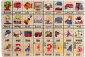 Playwood houten noppenpuzzel educatief speelgoed mijn eerste woordjes.
