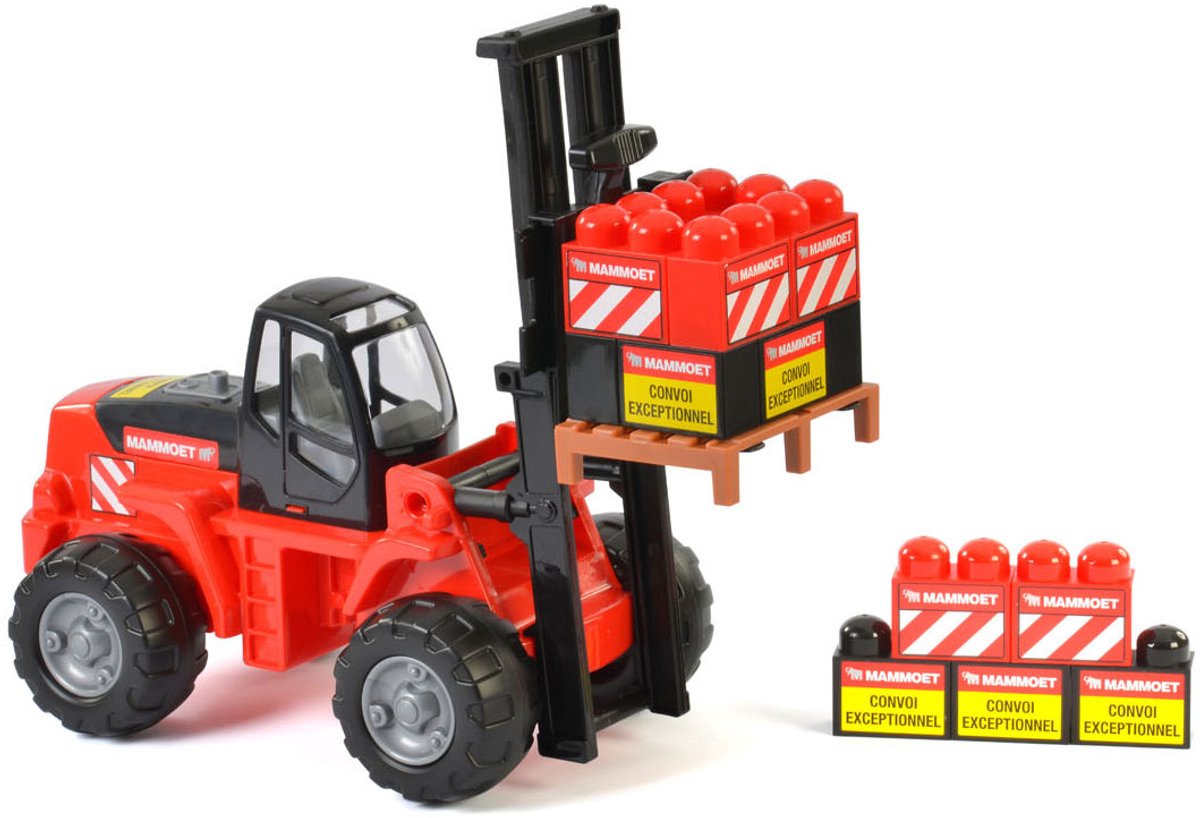 Mammoet Toys - Toys vorkheftruck + stenen