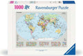 Ravensburger puzzel wereldkaart - legpuzzel 1000 stukjes educatief.