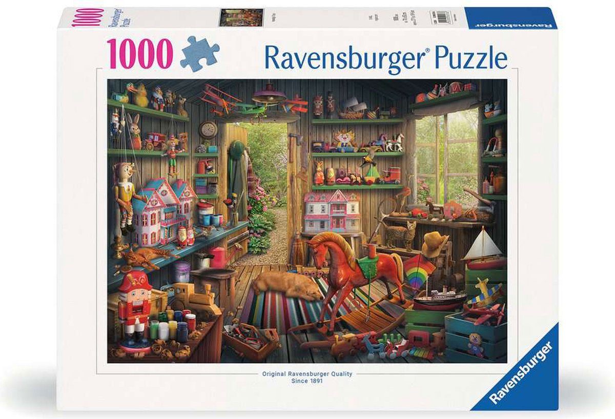 Ravensburger - puzzel nostalgisch speelgoed 1000pcs - puzzel - 1000 stukjes - vanaf 14 jaar