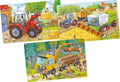 Goki houten legpuzzel voertuigen set van 3