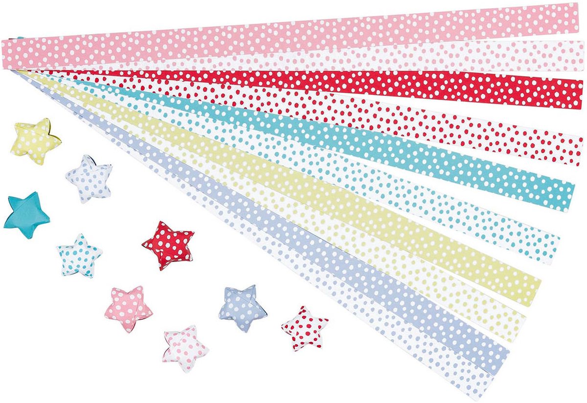 Goki origami vouw sterren knutselset