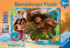 Ravensburger - puzzel vaiana 2 vertrek naar nieuwe werelden - legpuzzel - 100 xxl stukjes