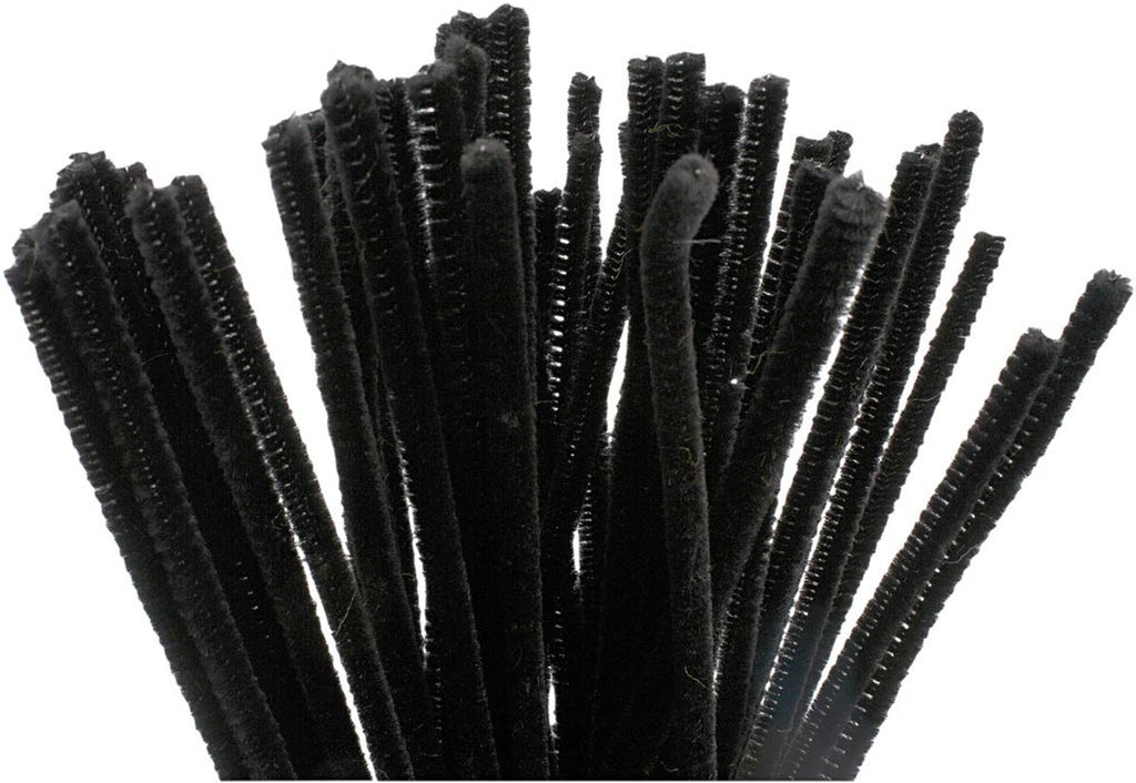 Creativ Company - Creativ Company Chenille zwart 30cm 50 stuks