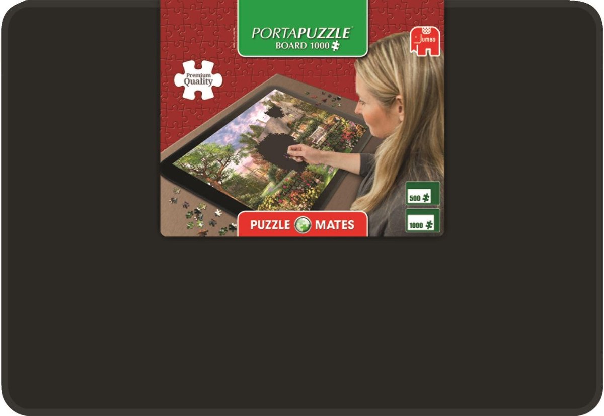 Jumbo - portapuzzle puzzel bord 1000 stukjes - 75x55cm - puzzelmat puzzelbord