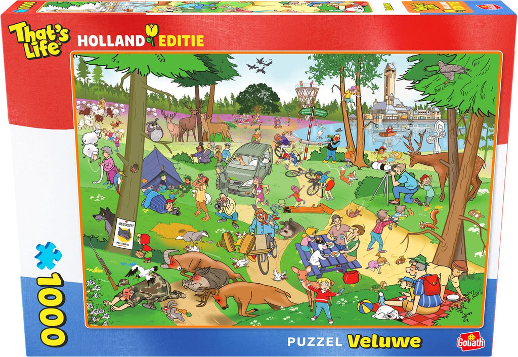Goliath - Goliath that's life hollandse editie: de veluwe legpuzzel - 1000st.