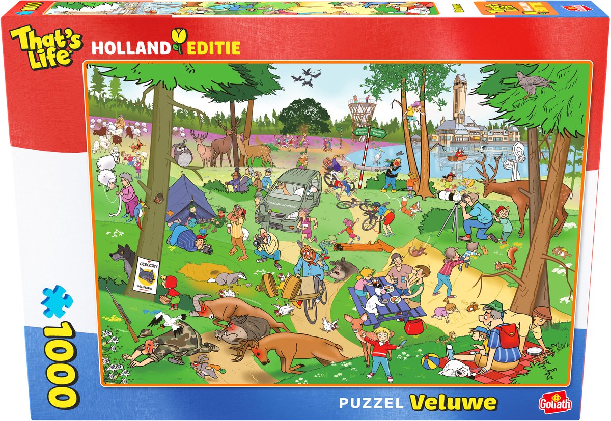 Goliath - Goliath that's life hollandse editie: de veluwe legpuzzel - 1000st.