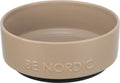 Trixie - be nordic voerbak hond keramiek/ rubber taupe