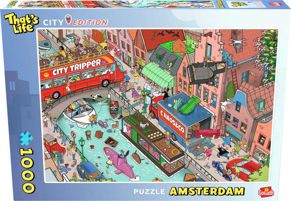Goliath - Goliath that's life city edition: amsterdam legpuzzel - 1000st.
