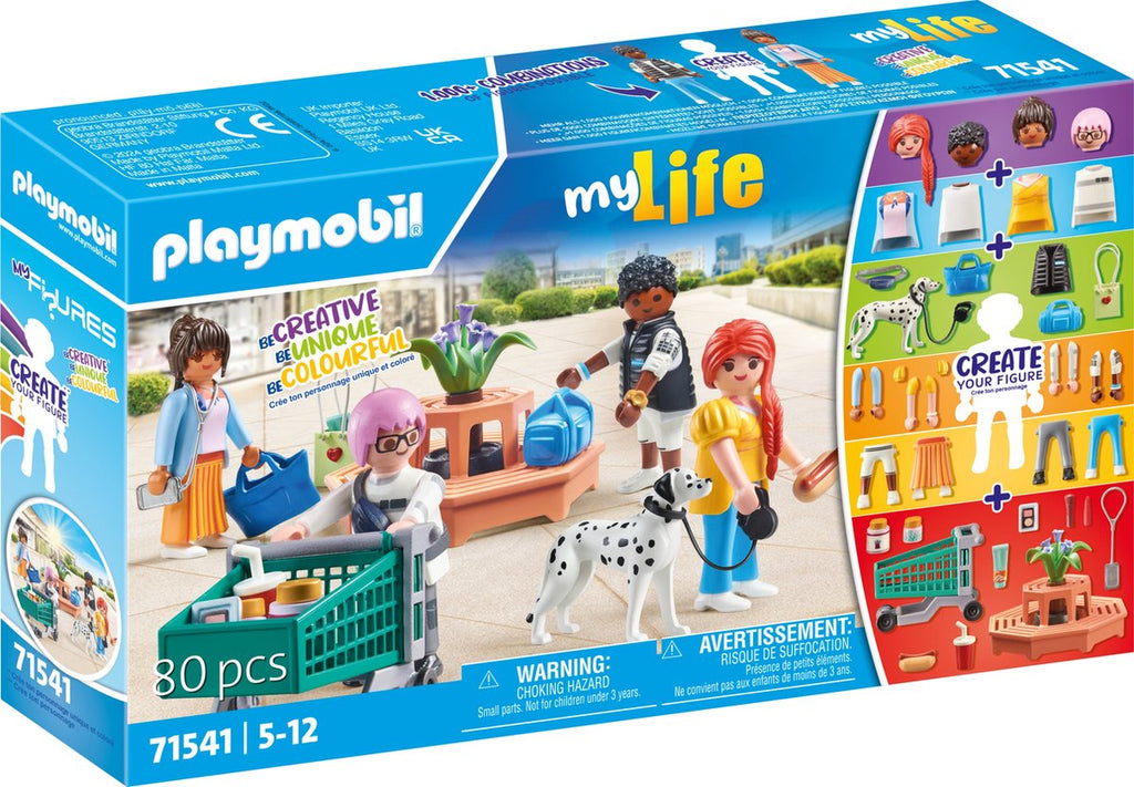 PLAYMOBIL - PLAYMOBIL my life my figures: shopping - 71541