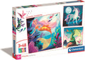 Clementoni legpuzzel super color vierkant fantasie, 3x48st.