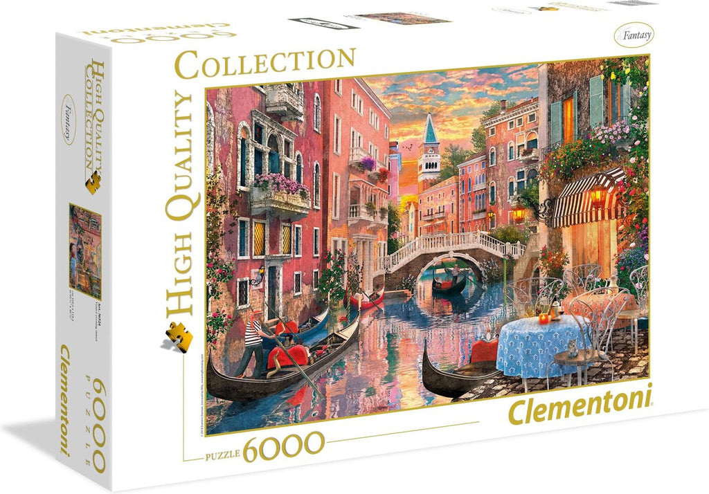 Clementoni - legpuzzel venetie zonsondergang - 6000st.