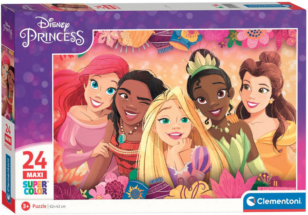 Clementoni - maxi leguzzel disney princess 24 stuks