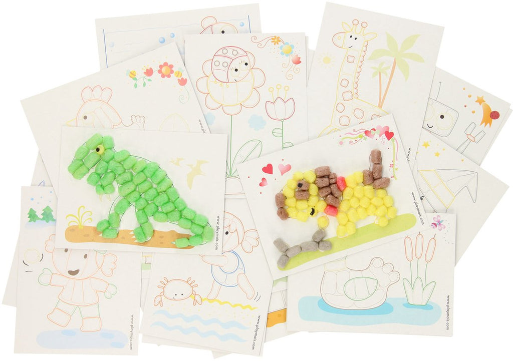 PlayMais - Mais kaarten versieren 24 stuks