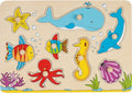 Goki noppenpuzzel onderwaterwereld, 8st.