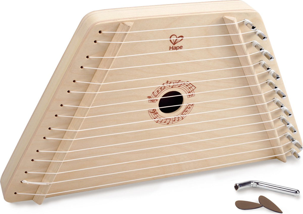 Hape happy harp - speelgoedinstrument - hout