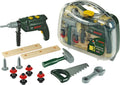 Klein Toys - Klein Toys bosch mini 16-delige speelgoed gereedschapskoffer - boormachine hamer zaag steeksleutel en gereedschap accessoires - incl. licht- en geluidseffecten - groen