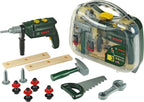 Klein Toys - Klein Toys bosch mini 16-delige speelgoed gereedschapskoffer - boormachine hamer zaag steeksleutel en gereedschap accessoires - incl. licht- en geluidseffecten - groen