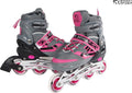 Street rider skeelers roze grijs, maat 33-36