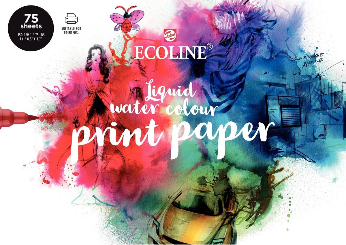 Ecoline - Ecoline printerpapier 21x297cm (a4) 150 g/m 75vel