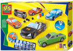SES Creative - Creative gieten en schilderen - auto's - kinderspeelgoed - knutselen jongens - auto speelgoed - vanaf 5 jaar