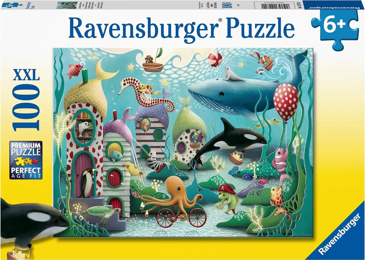 Ravensburger - puzzel magische onderwaterwereld - legpuzzel - 100 stukjes